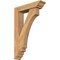 Ekena Millwork Imperial Traditional Smooth Bracket w/ Offset Brace, Western Red Cedar, 5 1/2"W x 22"D x 34"H BKT0604X22X34IMP01SWR - alternate 1